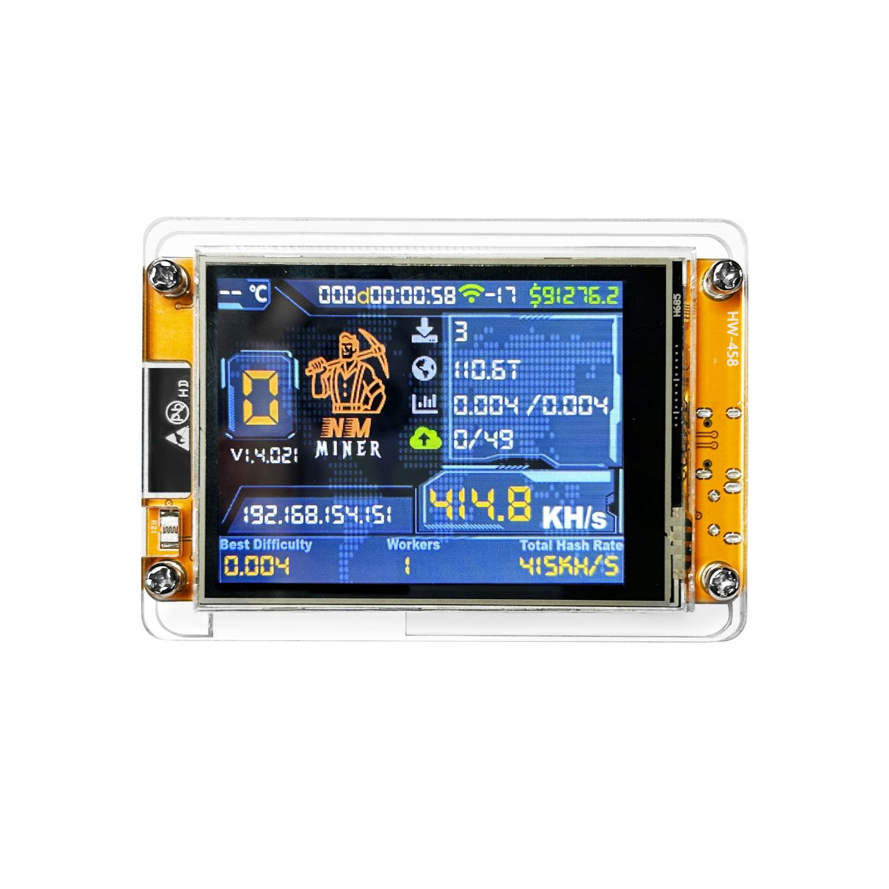 Real BitMiner V2 2.8 inch with AI Chip